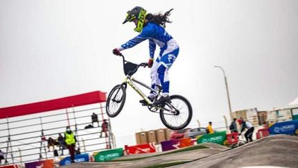 La multicampeona de bicicross volvió a ganar: ahora, en Lima.