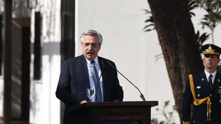 Alberto Fernández, desde Tucumán.