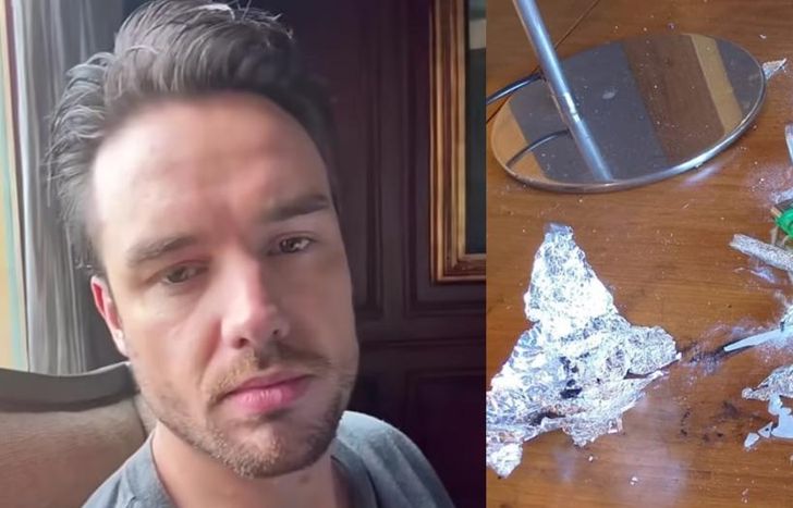 Una de las últimas fotos de Liam Payne y las drogas que se encontraron en su habitación.