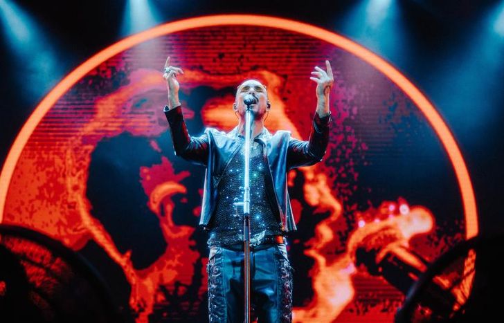 Vibrante show de Abel Pintos.