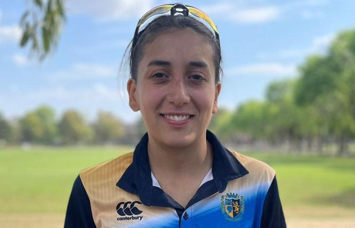Mariana Martínez Selección Argentina de Crícquet femenino.