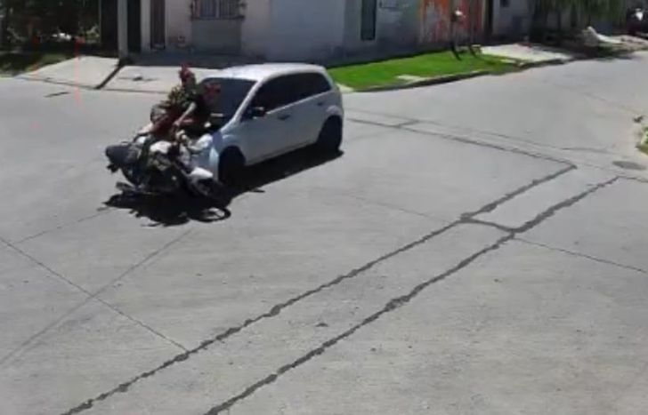 El video del choque se hizo viral en redes sociales.