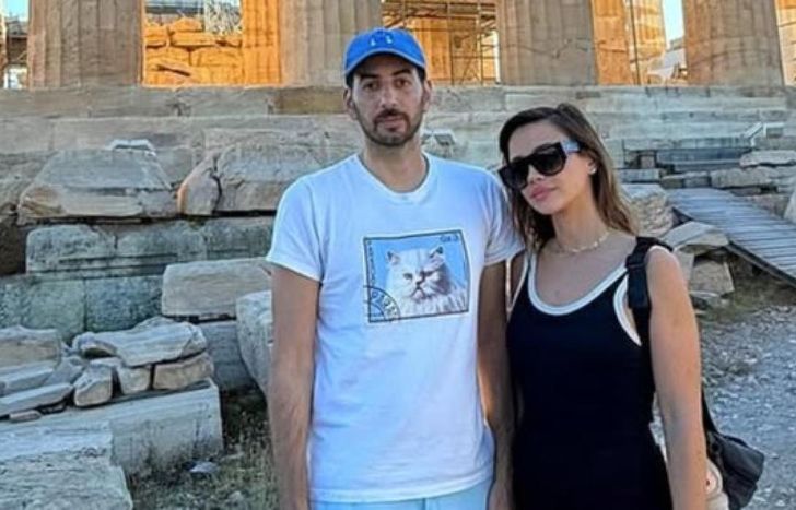 Celeste Cid y Santiago Korovsky, en Grecia.