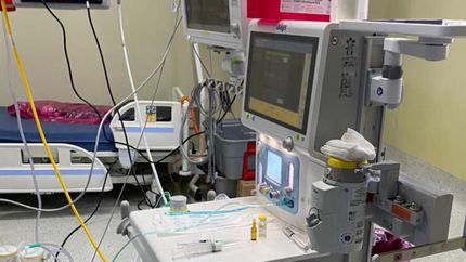 Un equipo que ya está funcionando el el área de cirugías.