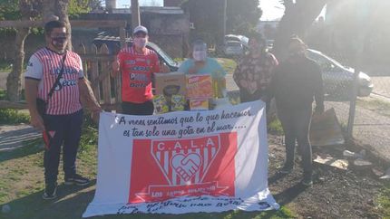 El club volverá a colaborar con familias de Lomas.
