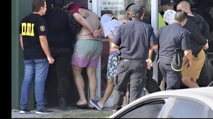 Se realizó pericias en los celulares de nueve de los diez detenidos