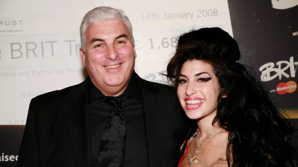 Amy Winehouse y su padre.&nbsp;
