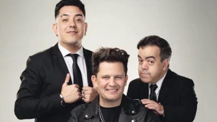 Iván Ramírez, Darío Lopilato y Leo Raff, juntos.