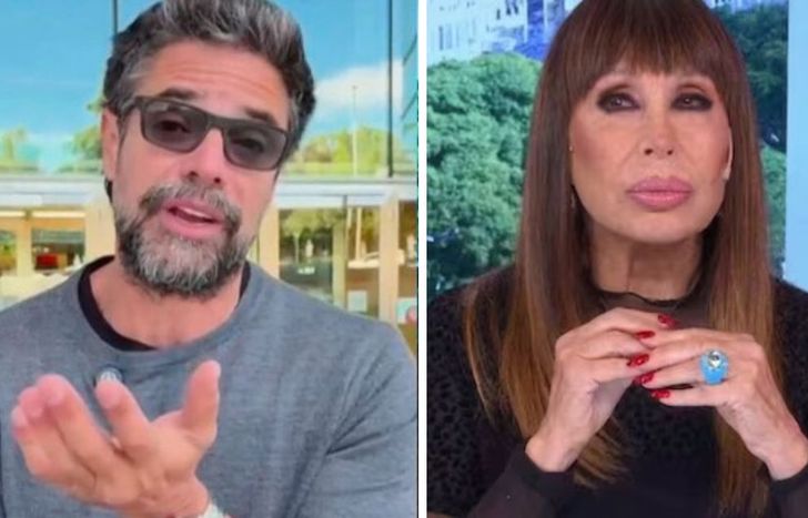 Luciano Castro habló con Moria Casán.&nbsp;