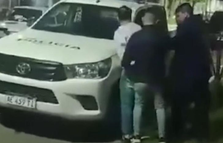 El agresor fue detenido por la Policía.