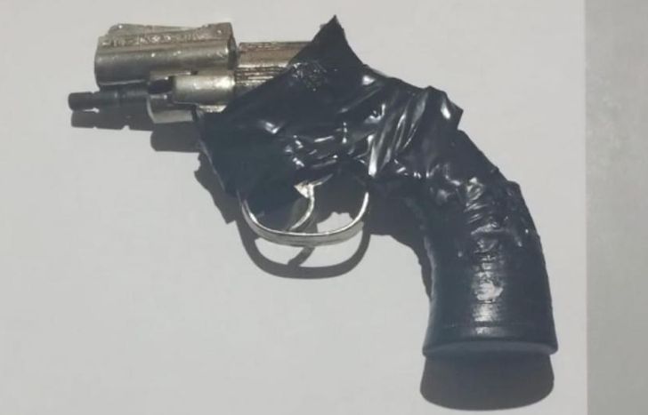 El arma secuestrada por la Policía.