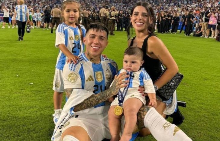 Enzo, Valentina y sus hijos.