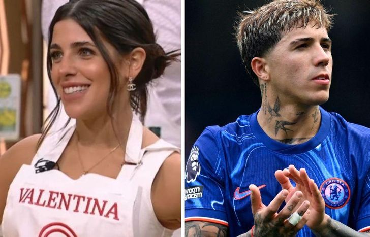 Valentina Cervantes y Enzo Fernández.