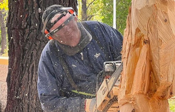 Siete artistas donará sus esculturas de madera a la Universidad Nacional de Lomas.