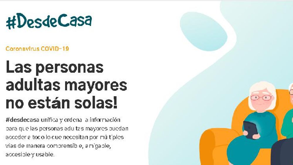 La idea es que los adultos accedan a la información de manera comprensible, amigable, accesible y usable.