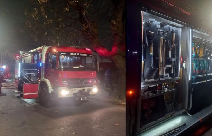 Los bomberos pudieron controlar la situación.