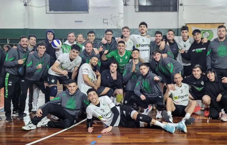 El festejo del Defe tras la victoria.