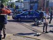 Defensa Civil, Emergencias Lomas y la Policía trabajaron en el lugar.