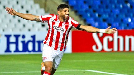 Díaz anotó 28 goles con la camiseta del Pincha. Díaz anotó 28 goles con la camiseta del Pincha.