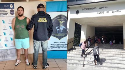 El imputado fue llevado a la sede de fiscalía.