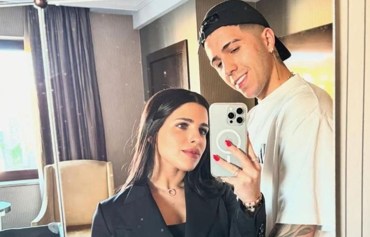 Valentina Cervantes y Enzo Fernández.