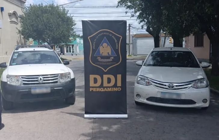 Uno de los autos había sido robado en Lomas de Zamora.