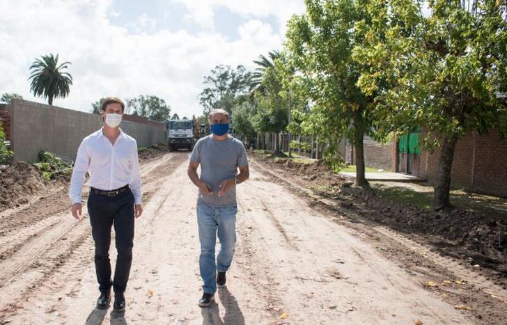 Mantegazza y Depetri por las calles de San Vicente.