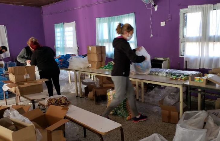 Los integrantes de Kullun trabajando en pandemia.