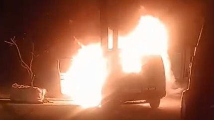 El incendio asustó a los vecinos.