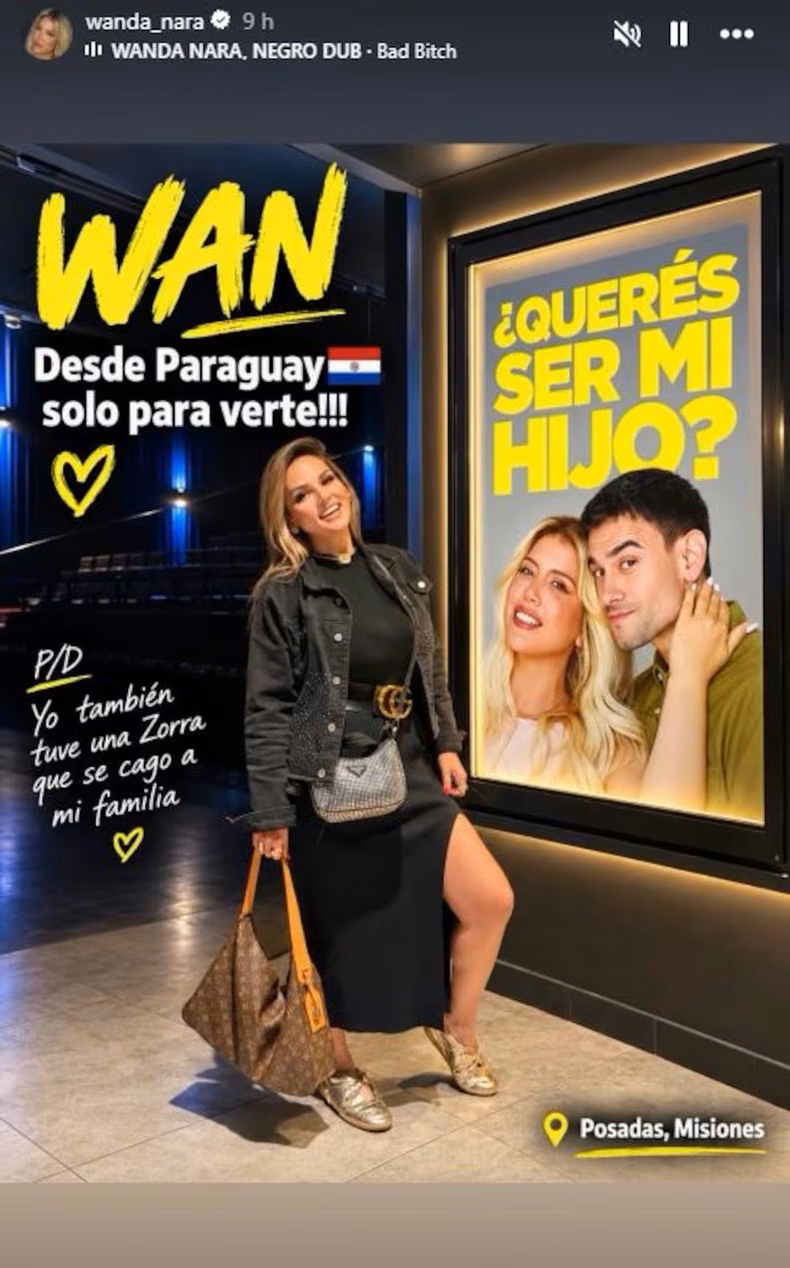 Otra vez Wanda Nara contra la China Suárez. 
