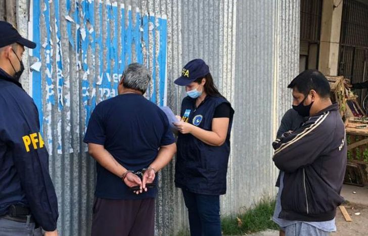 Cuando lo detuvieron.