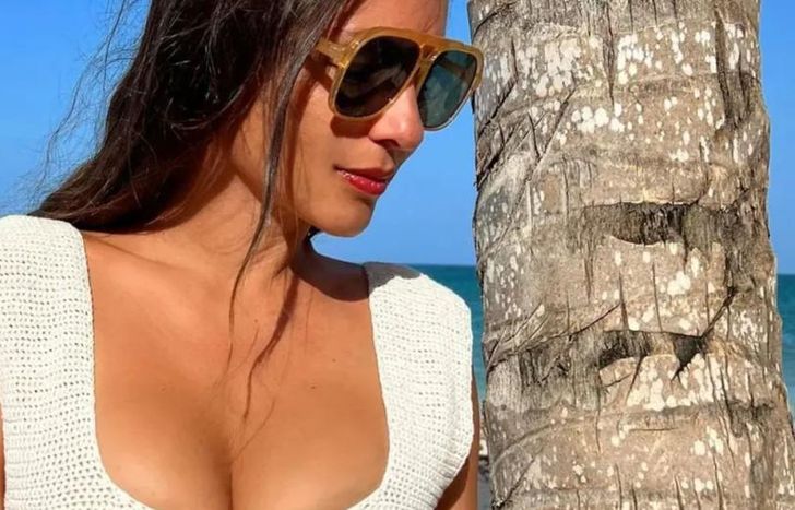 Pampita, de vacaciones en México.