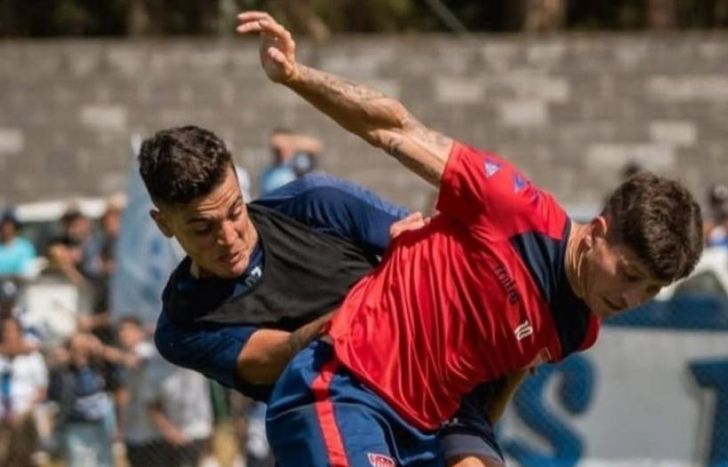 Gastón Gerzel fue uno de los destacados de Los Andes en el primer partido.