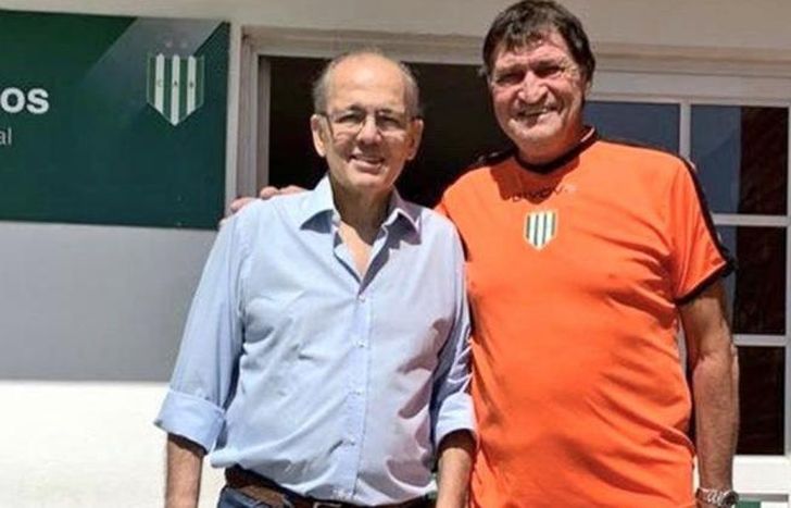 Sabella, el día que fue a Guillón y se reunió con Falcioni.