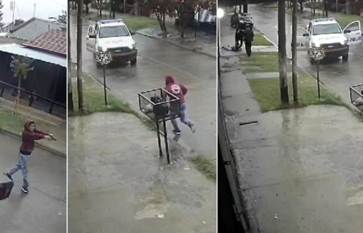 El menor trató de escapar, pero se entregó al verse rodeado.