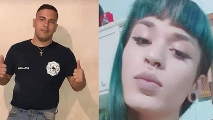 Emanuel Bugallo y Tina Mosna, la joven declarada culpable.