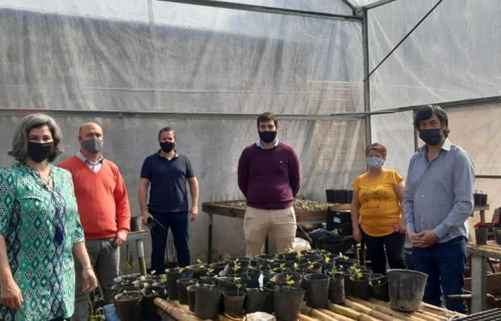 Encuentro con funcionarios del Ministerio de Desarrollo Agrario.