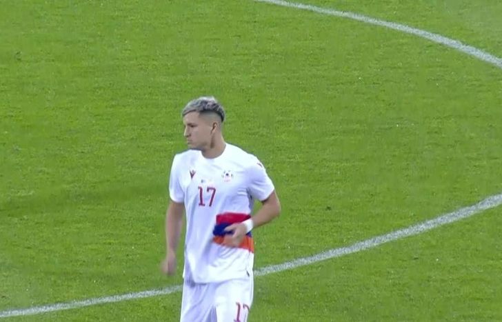 El futbolista de Banfield hizo su estreno en la Selección de Armenia.