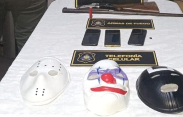 Elementos incautados en los allanamientos.