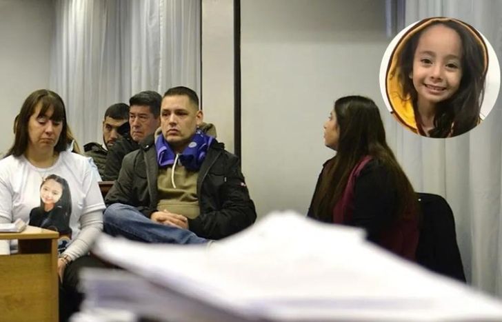 Los padres de Uma, durante el juicio.