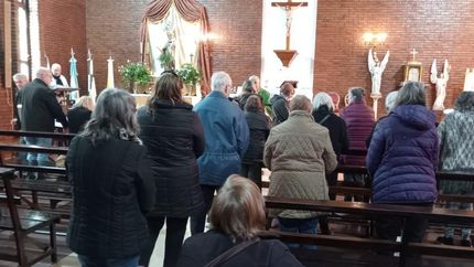 Los fieles podrán acompañar las celebraciones en la Parroquia Nuestra Señora del Carmen durante toda la semana.