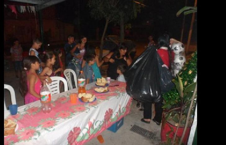 Hace cinco años que realizan el festejo junto a los vecinos.