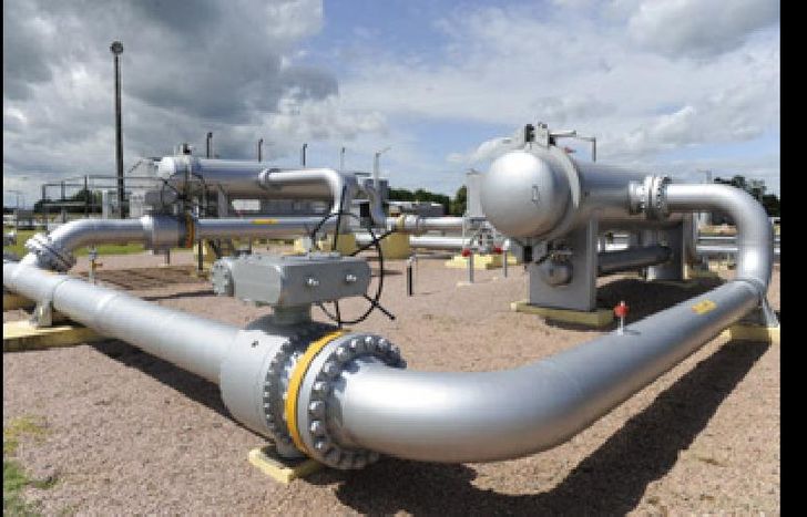View of the filtration post of the Vindecy compression station.
