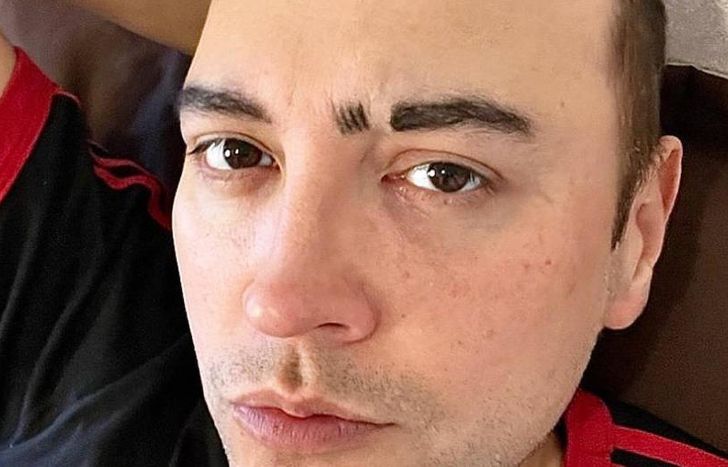 Leo García, en la Marcha del Orgullo.