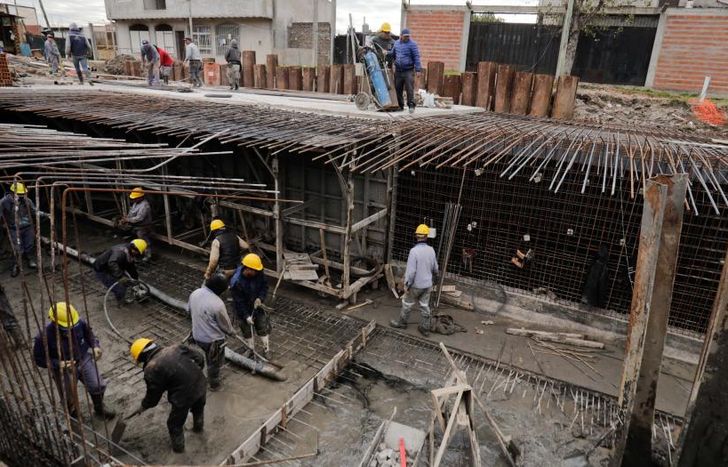 Construyen una estación de bombeo en Santa Catalina.