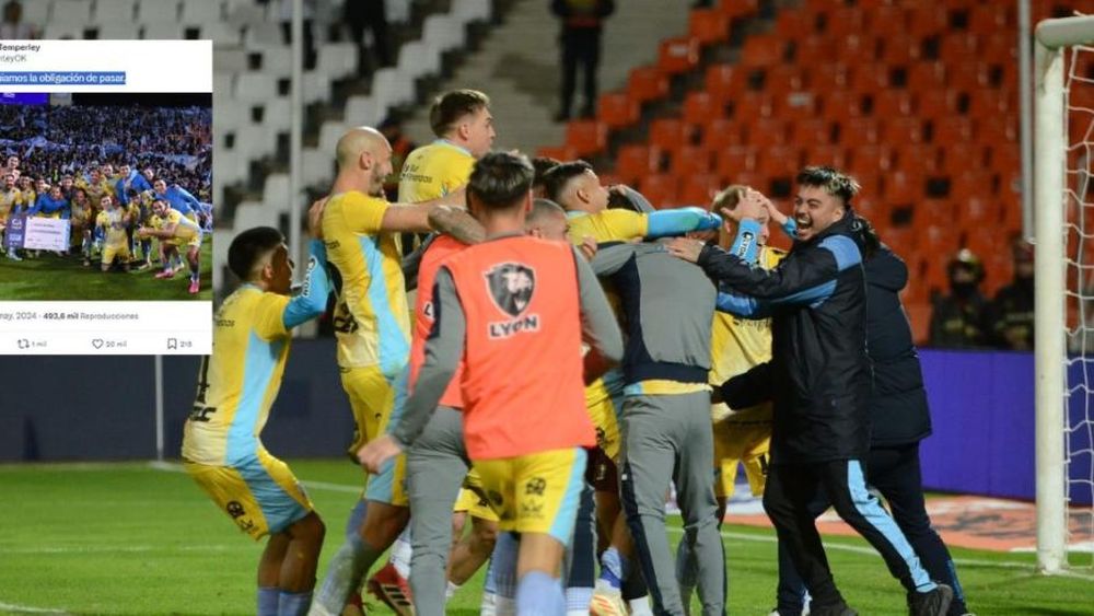 Temperley sigue festejando el triunfo ante River.