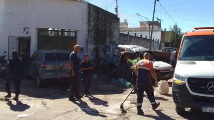 Hubo un amplio operativo de asistencia en el lugar.
