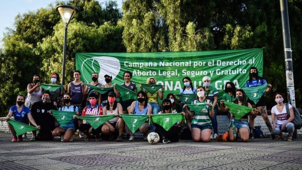El miércoles hubo un picadito de fútbol en la Grigera.