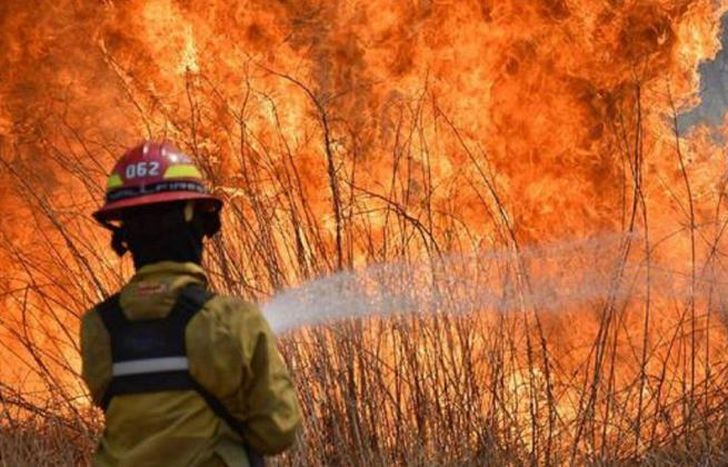 Incendio en Corrientes.