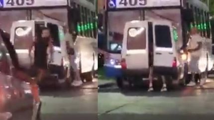 Imágenes de lo ocurrido.